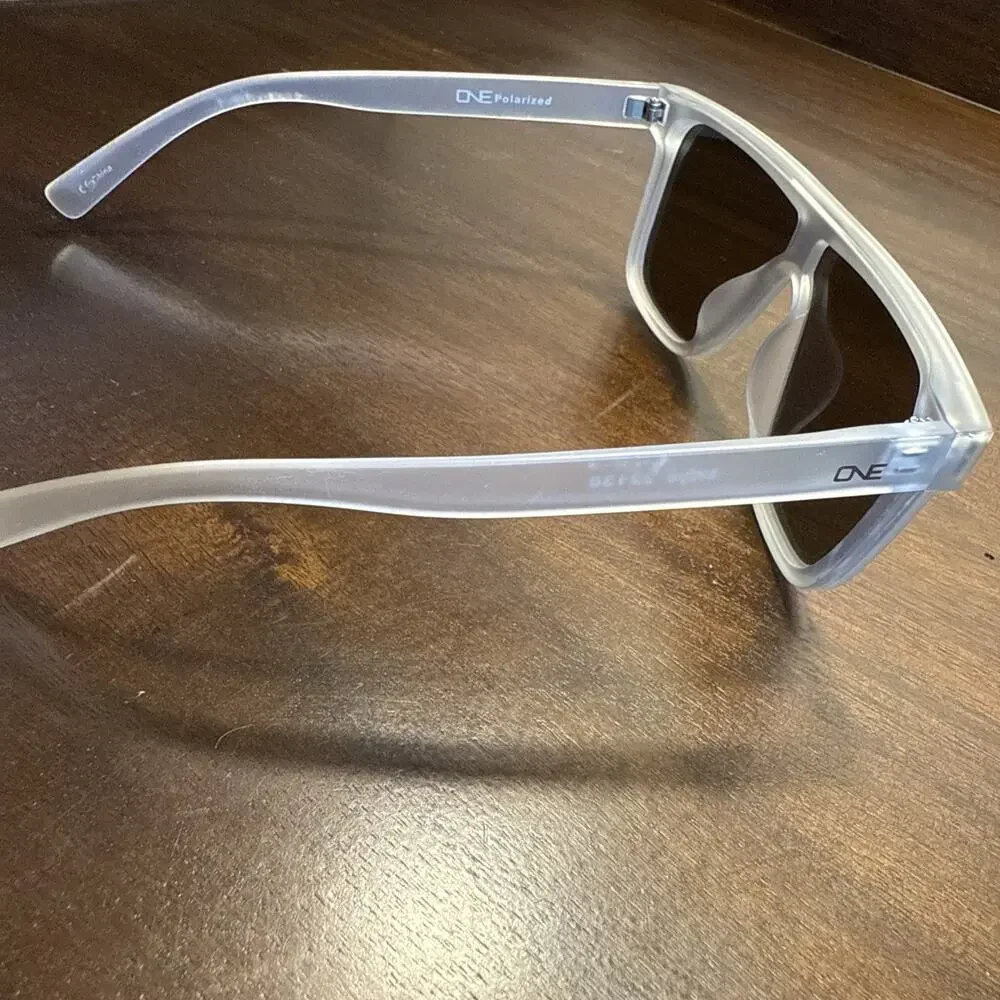 Optic Nerve ONE Mojo Filter Sunglasses Clear Polarized Blue Mirror